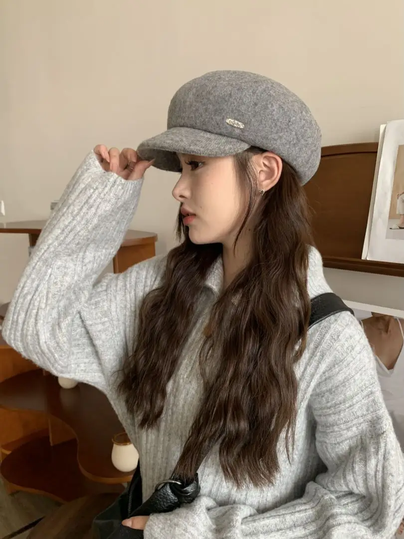 Women Wool Bailey Hat Autumn Winter Casual Elegant Cap — feature 11