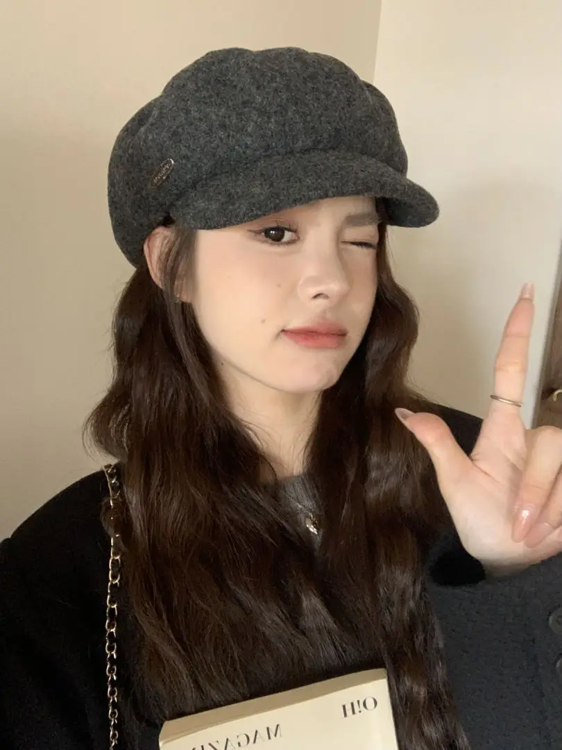Women Wool Bailey Hat Autumn Winter Casual Elegant Cap — feature 9