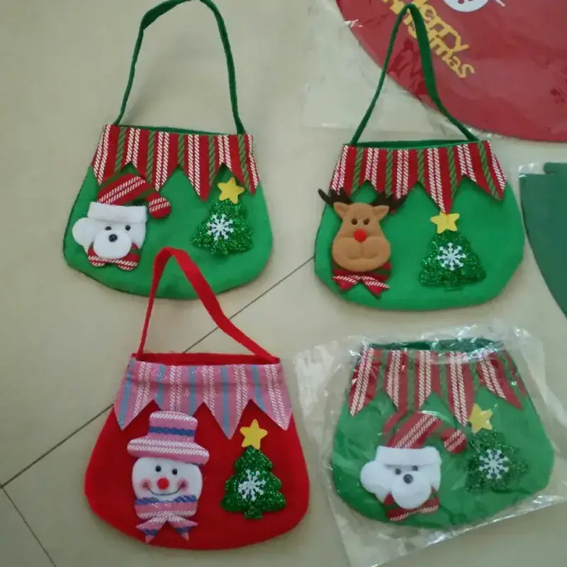 Christmas Peace Fruit Bag with Deer & Star Design