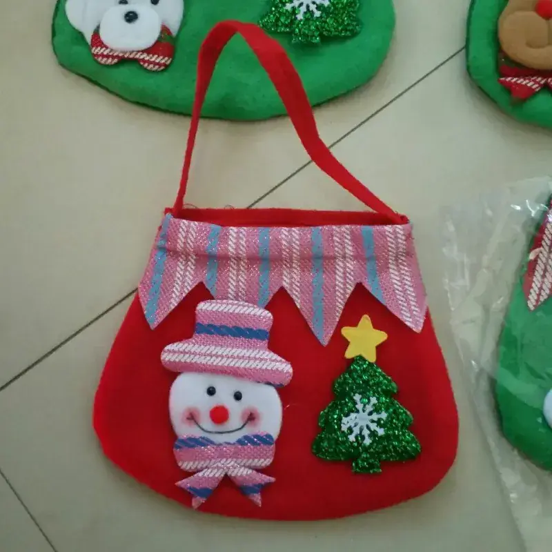 Christmas Peace Fruit Bag with Deer & Star Design