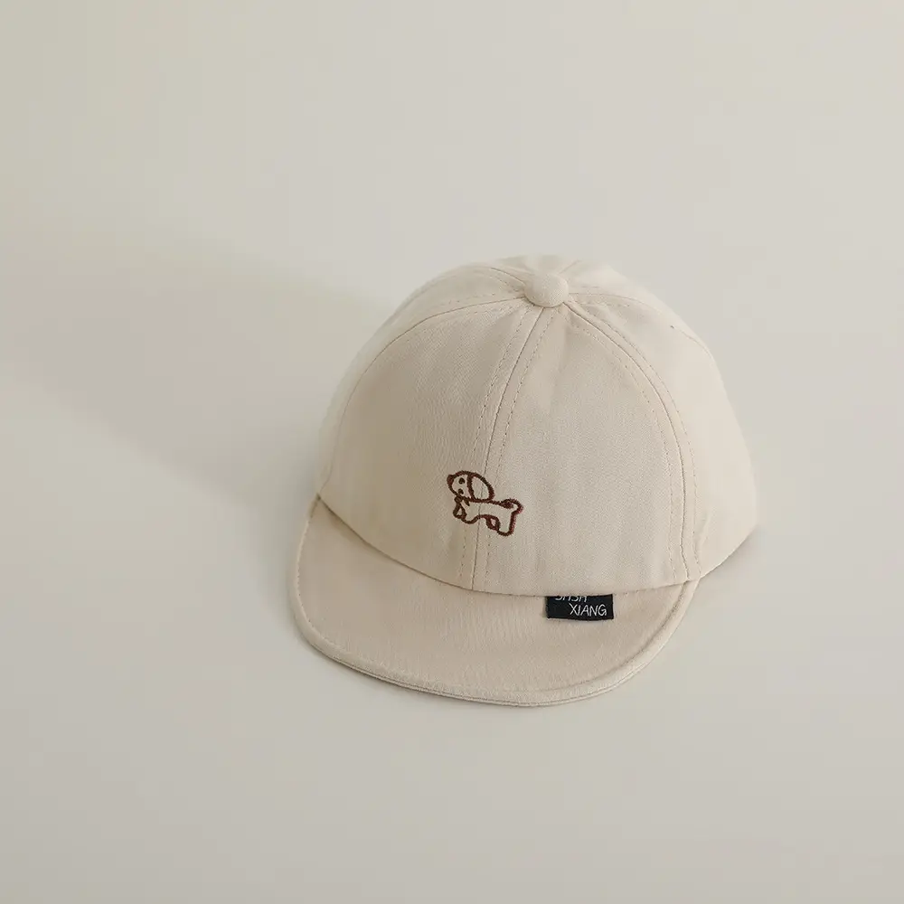 Baby Cap Grey Embroidered Korean Style β feature 10