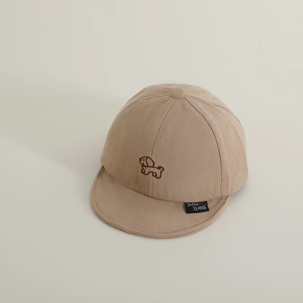 Baby Cap Grey Embroidered Korean Style β feature 11
