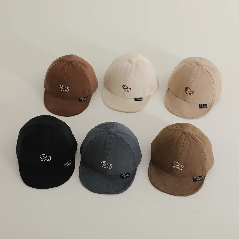 Baby Cap Grey Embroidered Korean Style β feature 2