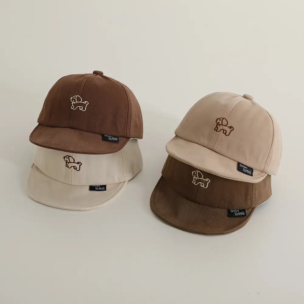 Baby Cap Grey Embroidered Korean Style β feature 3