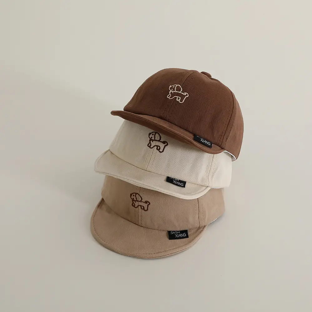 Baby Cap Grey Embroidered Korean Style β feature 5