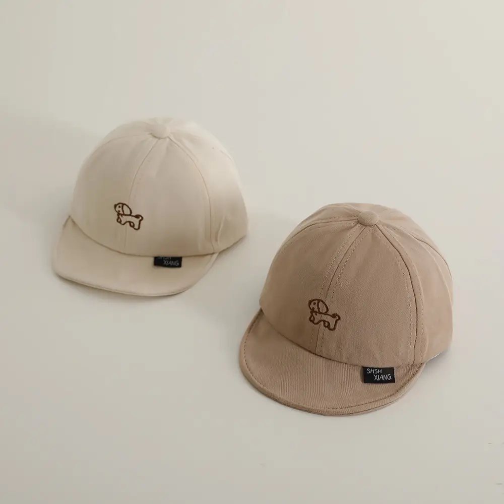 Baby Cap Grey Embroidered Korean Style β feature 6