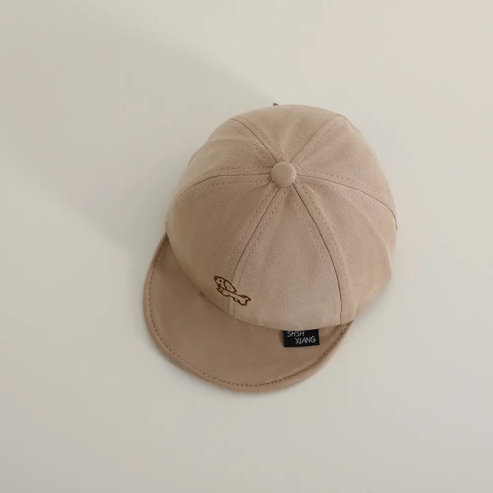 Baby Cap Grey Embroidered Korean Style β feature 7