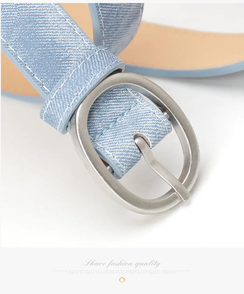 Women's Tan Suede Oval Belt Casual Wear — feature 24