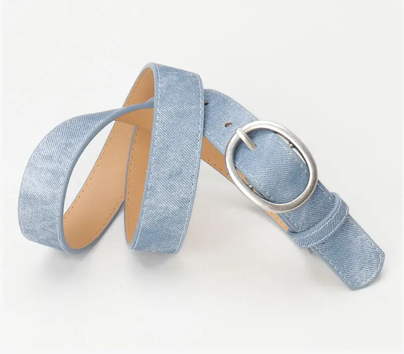 Women's Tan Suede Oval Belt Casual Wear — feature 25