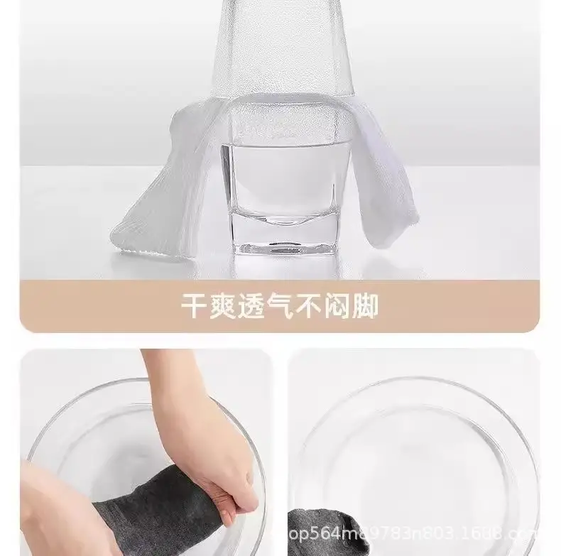 Disposable Socks Daily Disposable Men's and Women's Cotton Socks Thick Socks Mid-Calf Compression Socks Sweat-Absorbent Portable Leisure No-Wash Travel Wholesale — feature 14