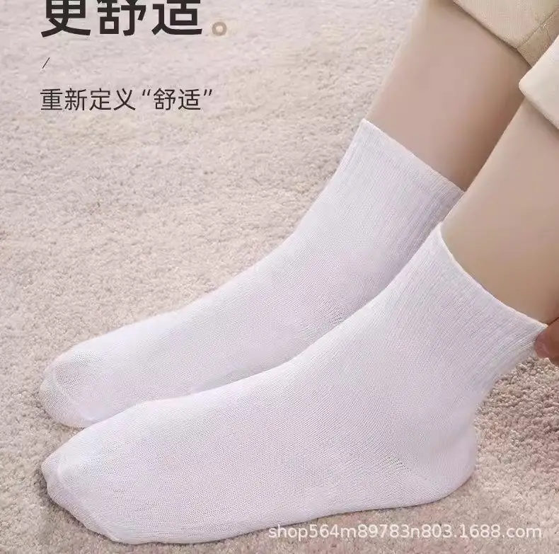 Disposable Socks Daily Disposable Men's and Women's Cotton Socks Thick Socks Mid-Calf Compression Socks Sweat-Absorbent Portable Leisure No-Wash Travel Wholesale — feature 4