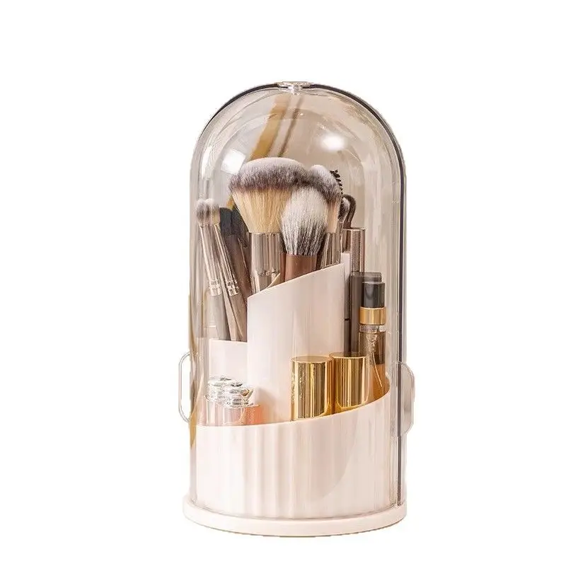 Rotating 360° Cosmetic Brush & Lipstick Storage Rack
