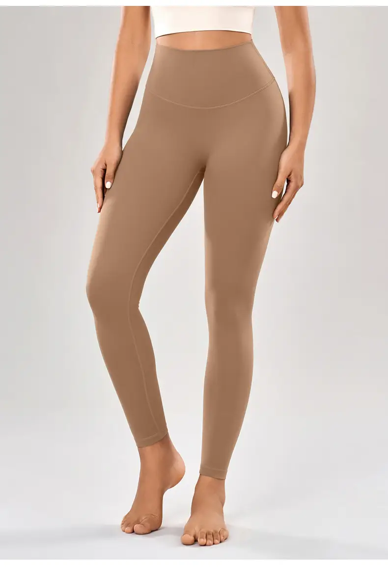 Peach Yoga Pants with Belt Pocket Fitness Wear — feature 23