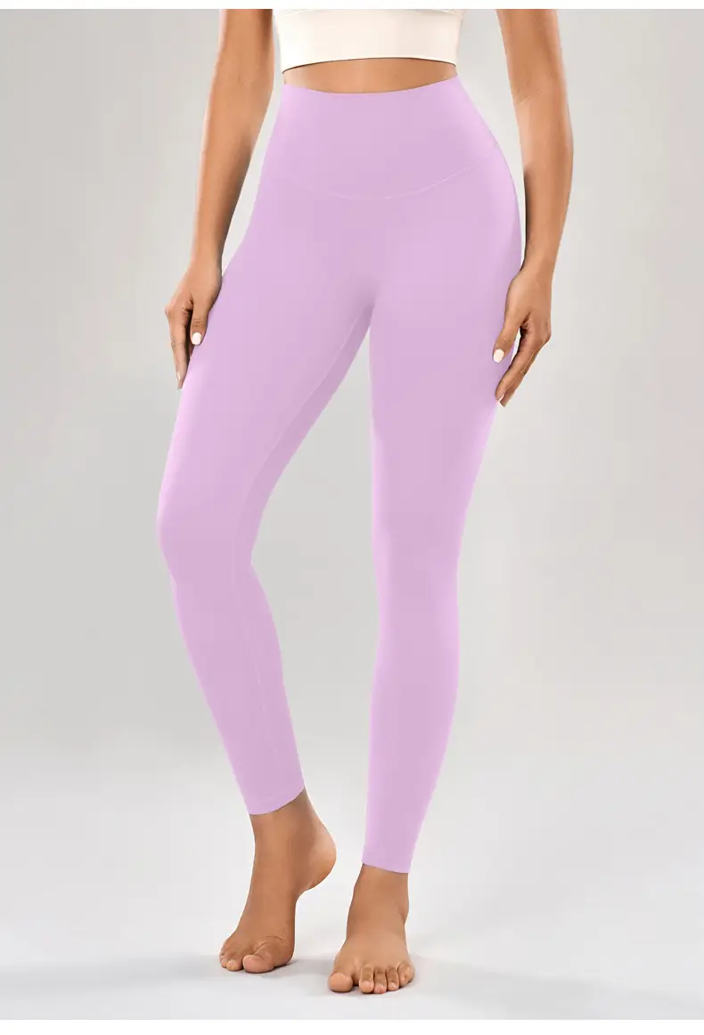 Peach Yoga Pants with Belt Pocket Fitness Wear — feature 24