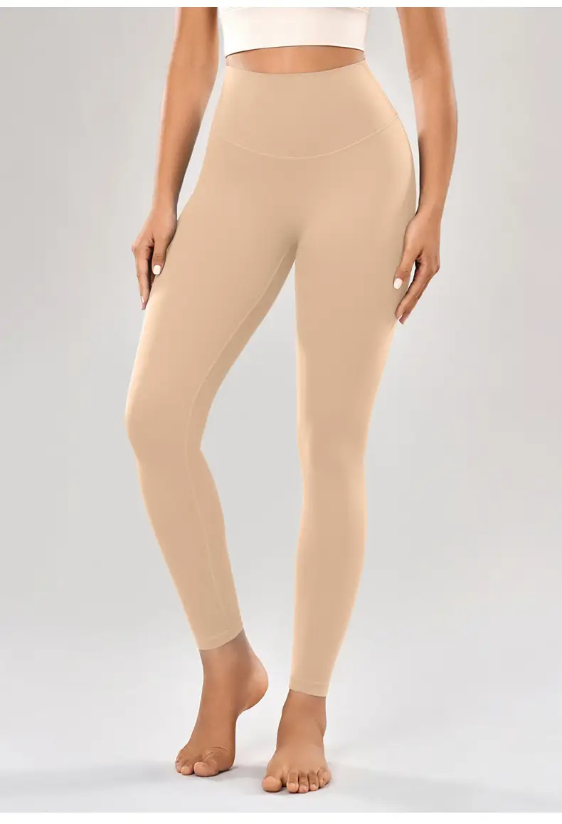 Peach Yoga Pants with Belt Pocket Fitness Wear — feature 26