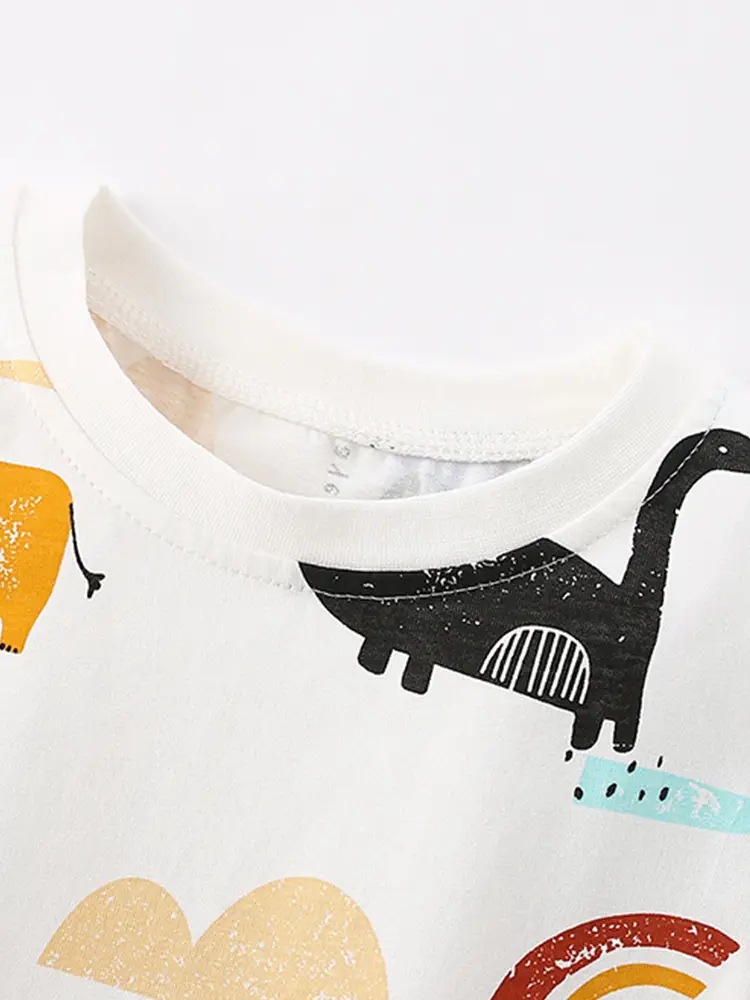 Malwee Boys Printed T-Shirt Winter Casual Round Neck Long Sleeve - Image 3