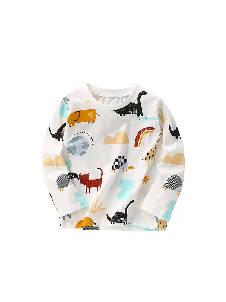 Malwee Boys Printed T-Shirt Winter Casual Round Neck Long Sleeve - Image 6