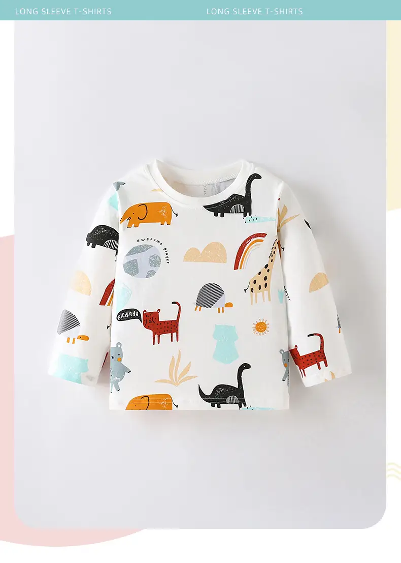 Malwee Boys Printed T-Shirt Winter Casual Round Neck Long Sleeve — feature 2