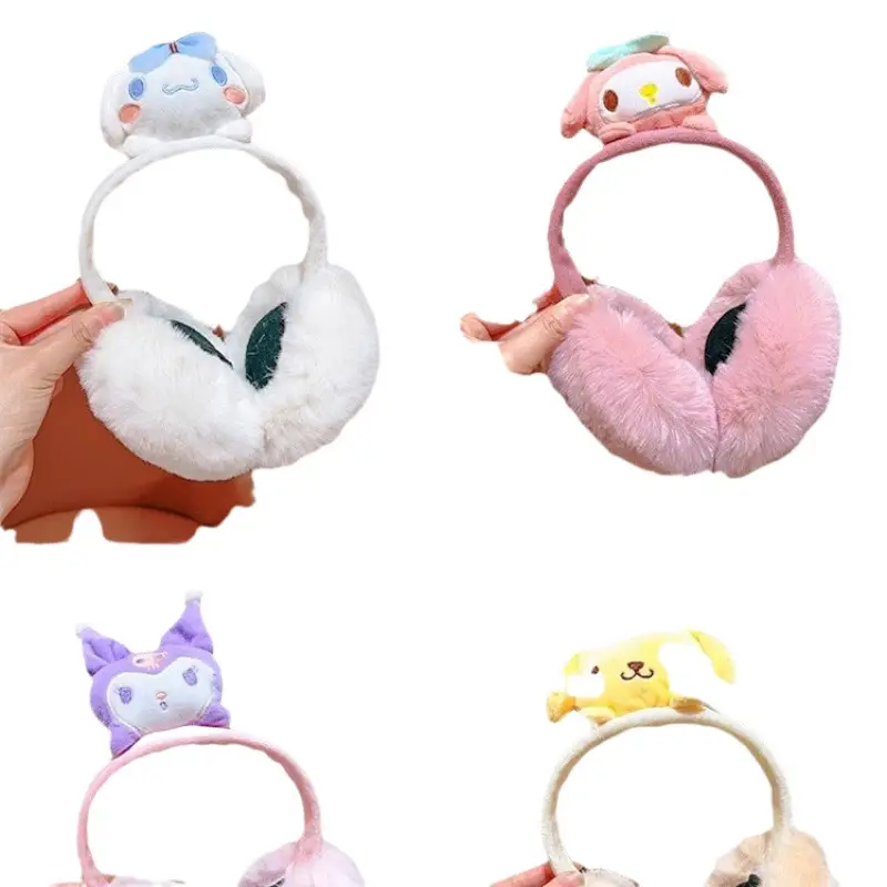 fleece-lined Children's Earmuffs Winter Warm Children's Foldable Plush Ear Cover Baby's Cute Ear Bag Women's Windproof and Cold-proof - Image 9