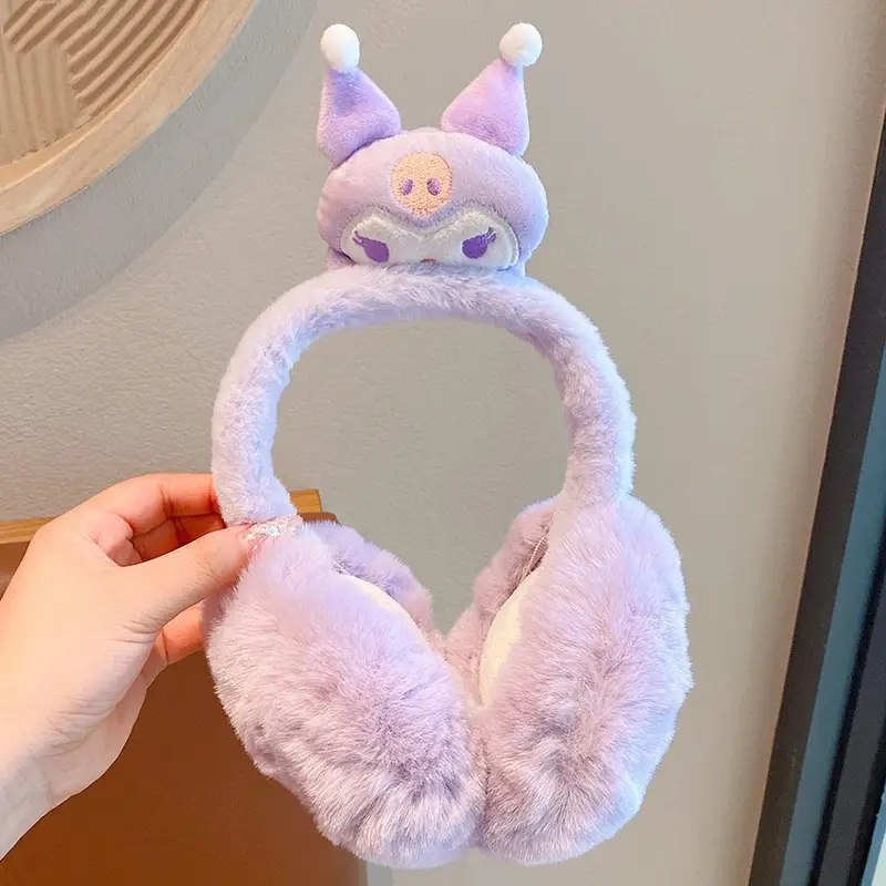 fleece-lined Children's Earmuffs Winter Warm Children's Foldable Plush Ear Cover Baby's Cute Ear Bag Women's Windproof and Cold-proof — feature 12
