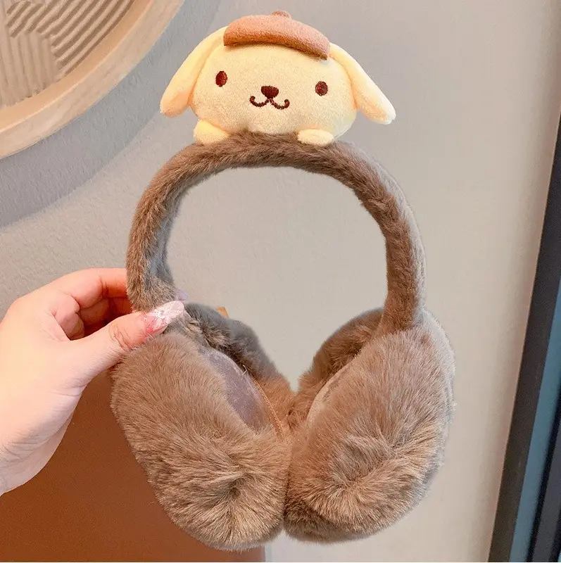 fleece-lined Children's Earmuffs Winter Warm Children's Foldable Plush Ear Cover Baby's Cute Ear Bag Women's Windproof and Cold-proof - Image 4