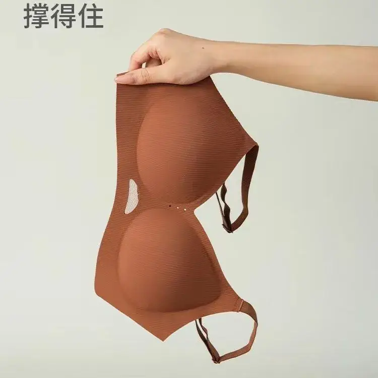 Girl's Bra Oxygen Cotton Jelly Soft Lacquer Hollow Mesh Sport Style Grey Maillard Bra