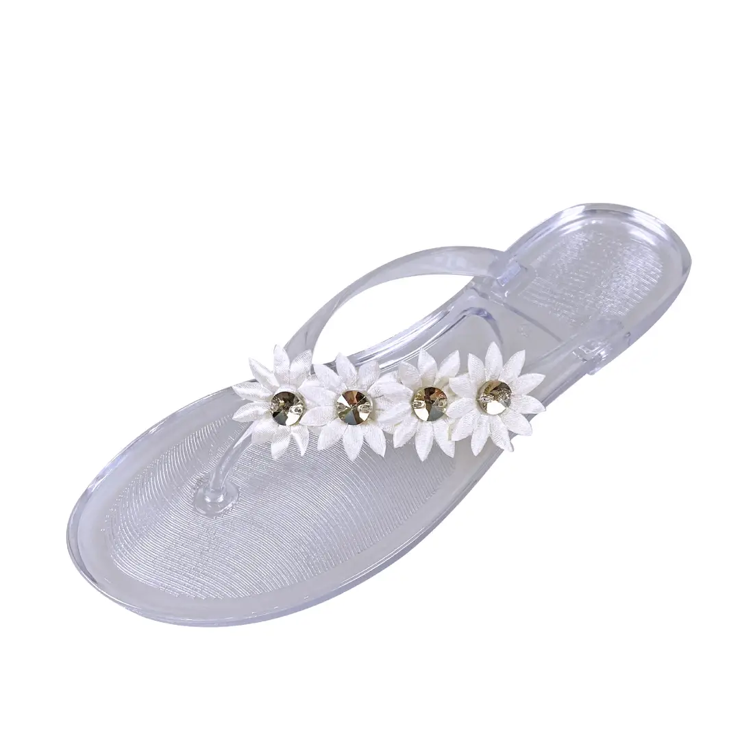 Temu Dropshipping Casual Sandals Transparent Flip-Flops Beach Women's Sandals Thong Jelly Shoes Flat Shoes - Image 2