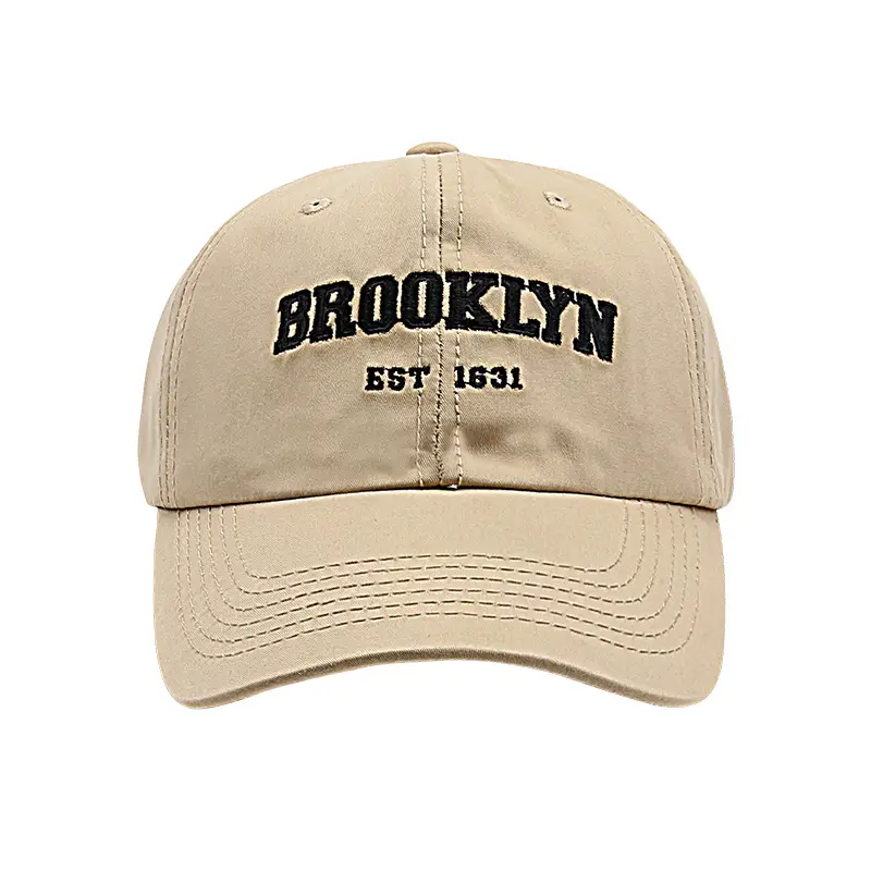 Brooklyn Men's Curved Eave Sun Hat Brown