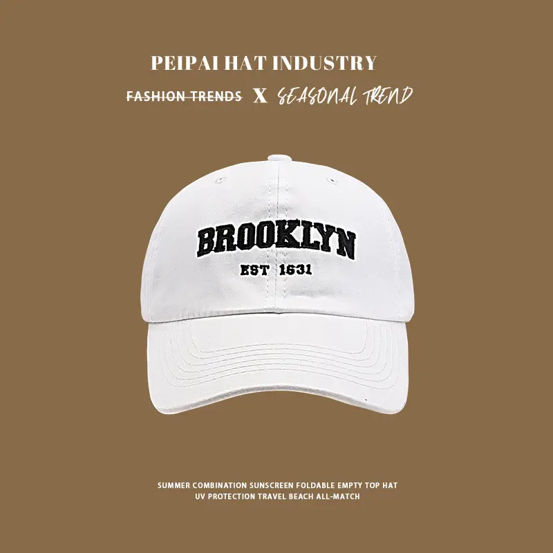 Brooklyn Men's Curved Eave Sun Hat Brown — feature 10