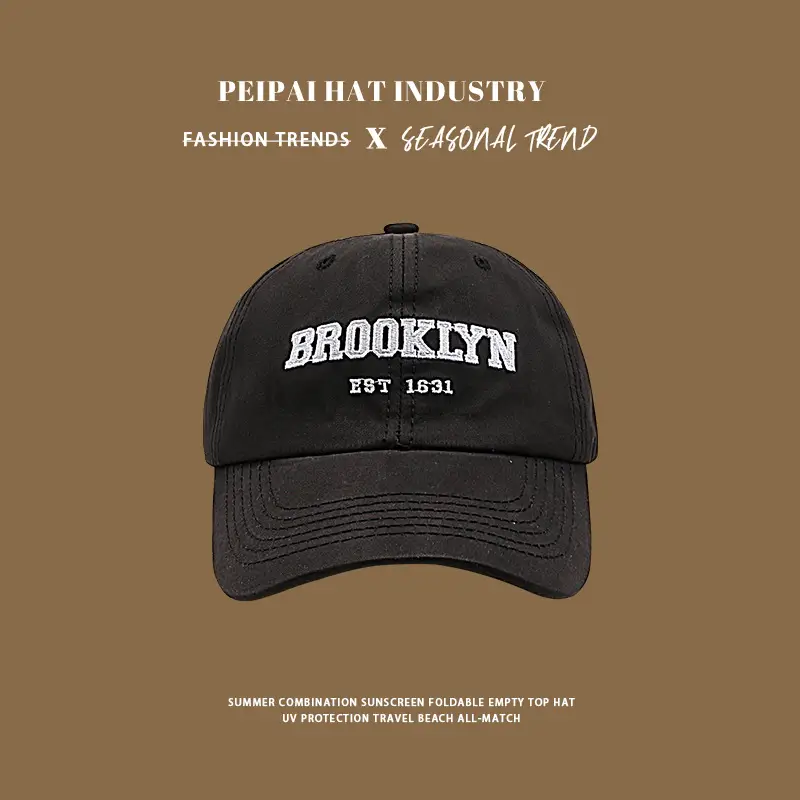 Brooklyn Men's Curved Eave Sun Hat Brown — feature 9