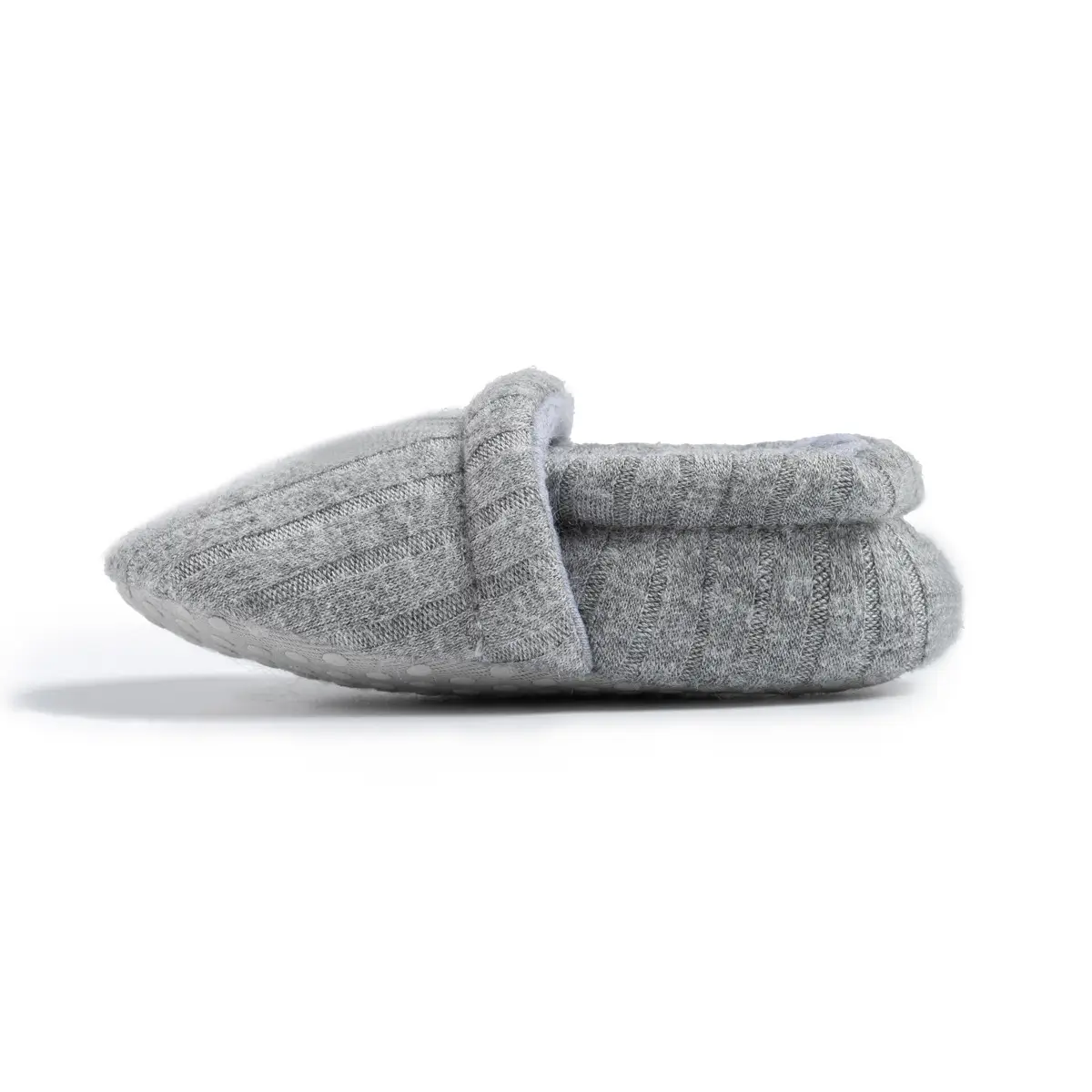 New 0-1 Year Old Baby Slip-on Knitted Shoes Grey White — feature 18