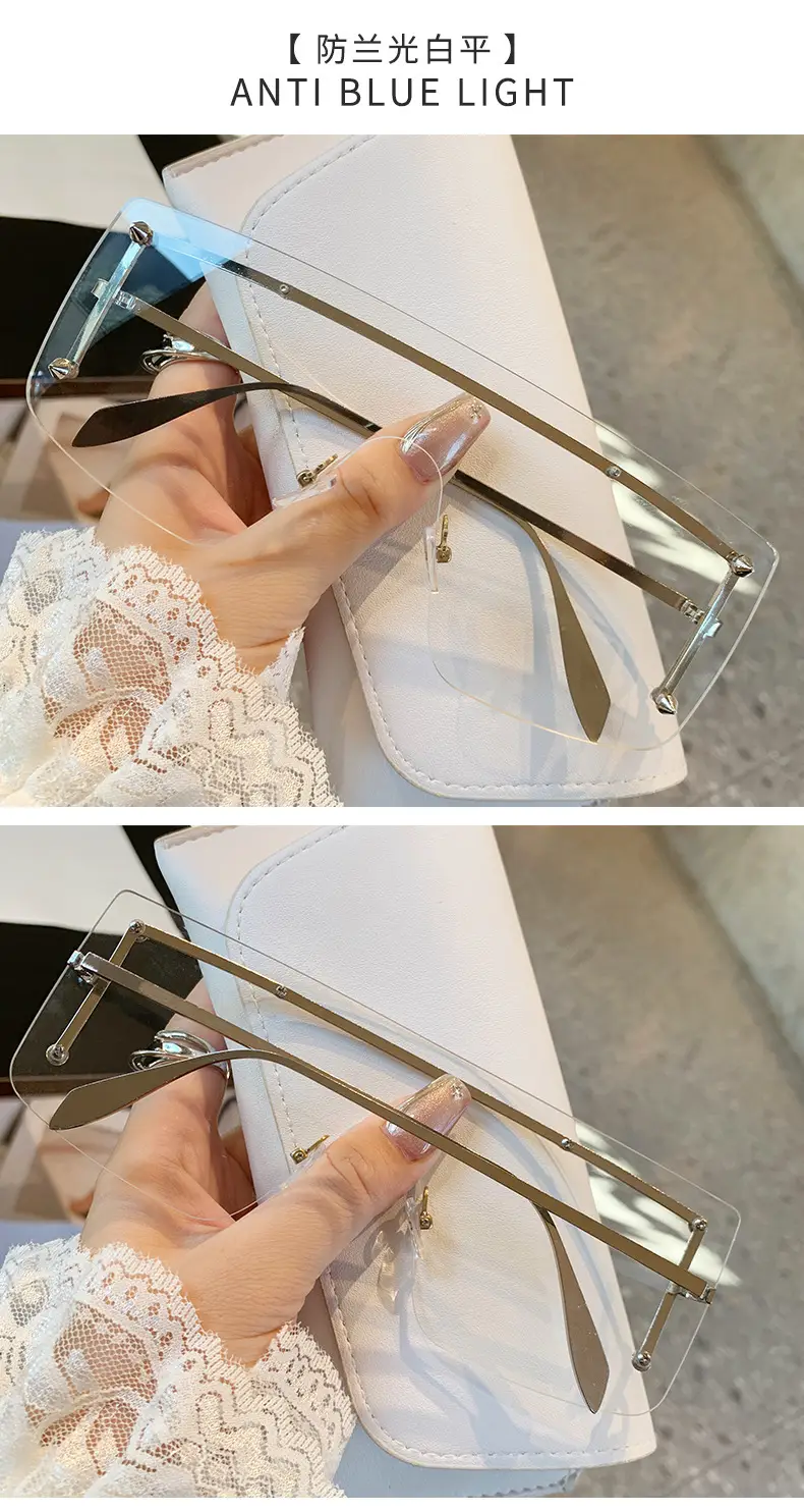 Oversized Black Lenses Women's European Sunglasses β feature 16