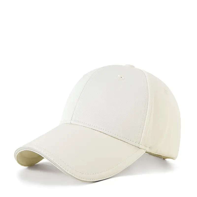 Men Black Cap with Duck Tongue Design
