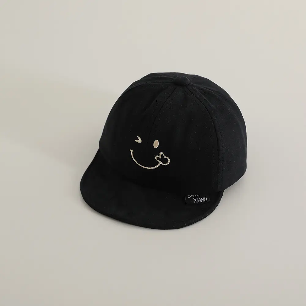 Brown Baby Cap with Smile Embroidery β feature 10