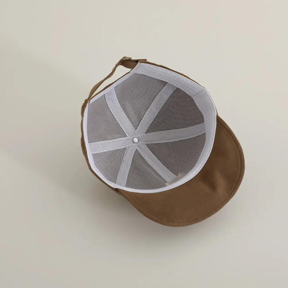 Brown Baby Cap with Smile Embroidery β feature 8