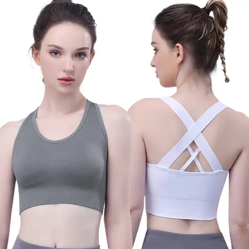 Pink Crossback Sports Bra Large Size - Image 10