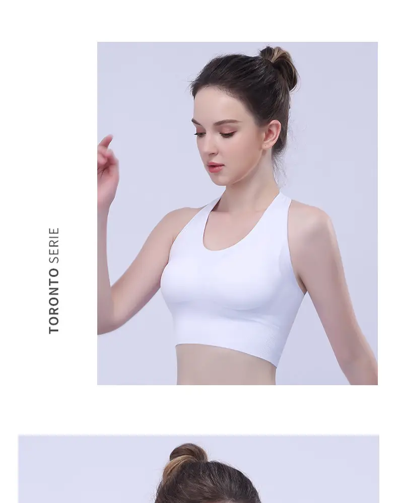Pink Crossback Sports Bra Large Size — feature 18
