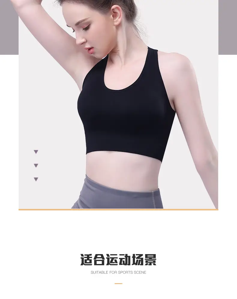 Pink Crossback Sports Bra Large Size — feature 8