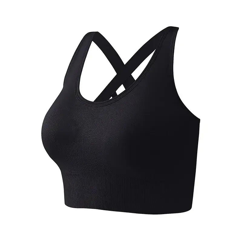 Pink Crossback Sports Bra Large Size - Image 2