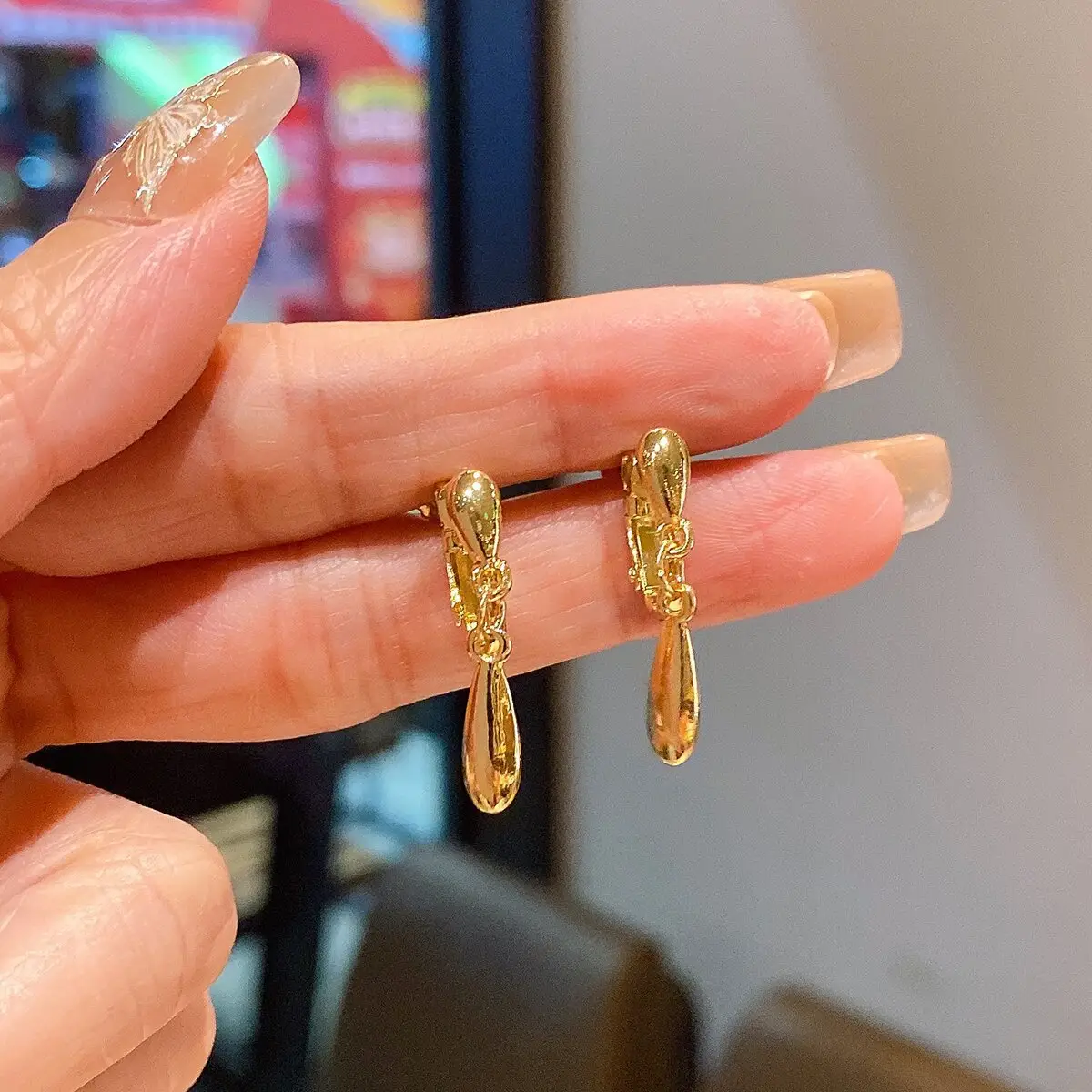 Golden Pearl Flower Tassel Earrings for Women — feature 30