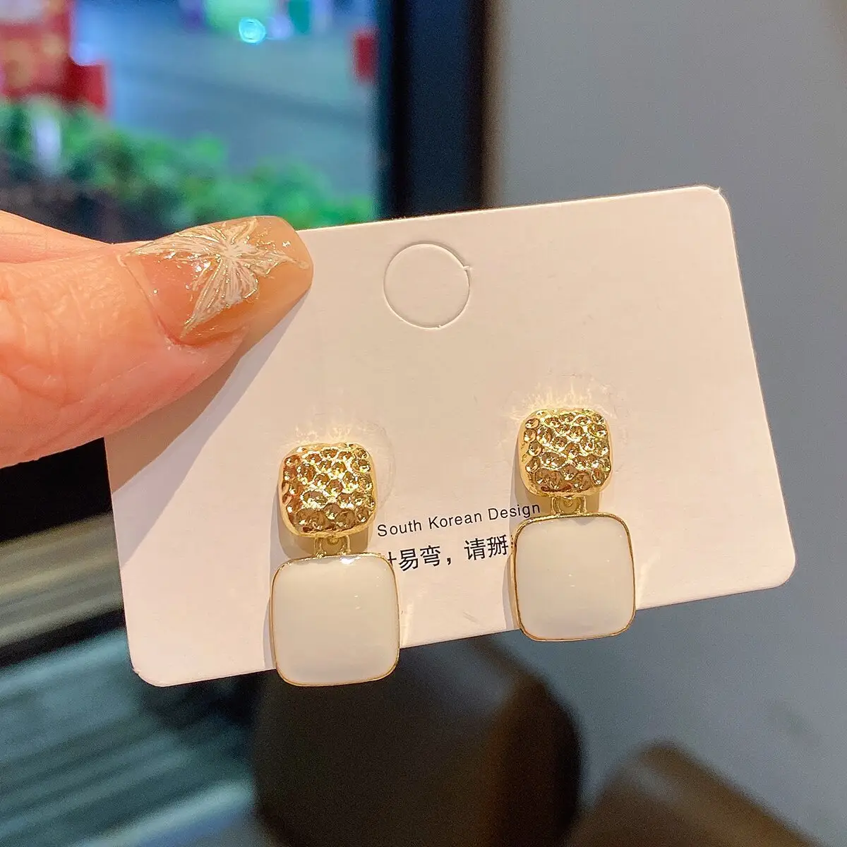 Golden Pearl Flower Tassel Earrings for Women - Image 39
