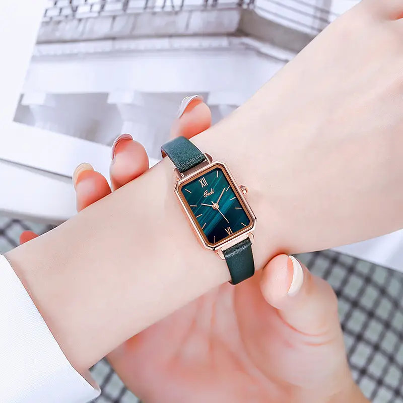 Goldie British Style Malachite Watch for Women