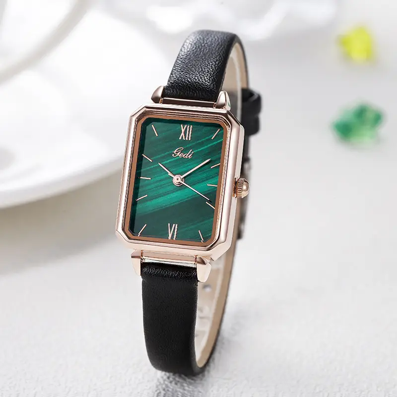 Goldie British Style Malachite Watch for Women