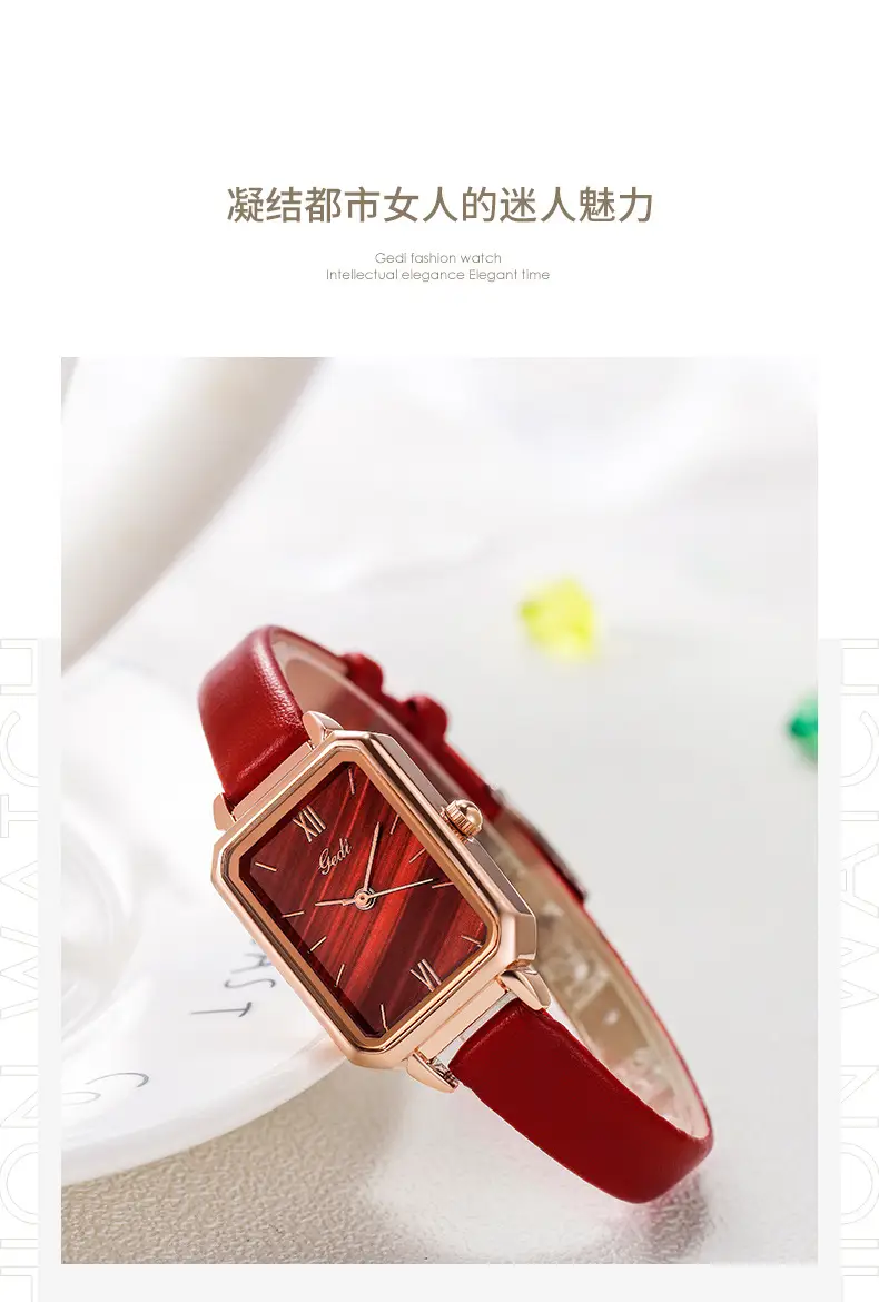 Goldie British Style Malachite Watch for Women — feature 7