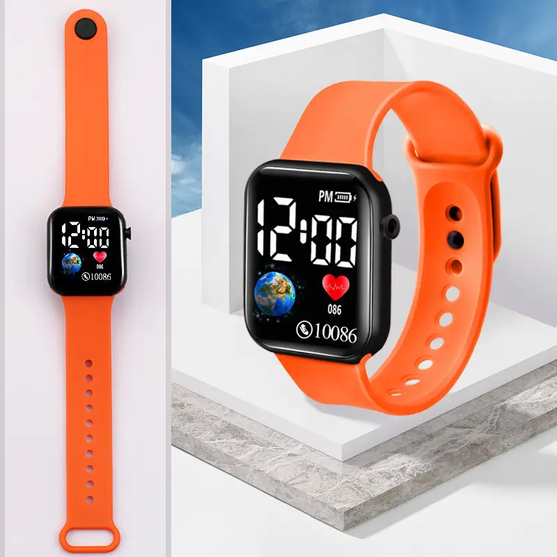 Digital Watch for Kids Waterproof Blue — feature 10
