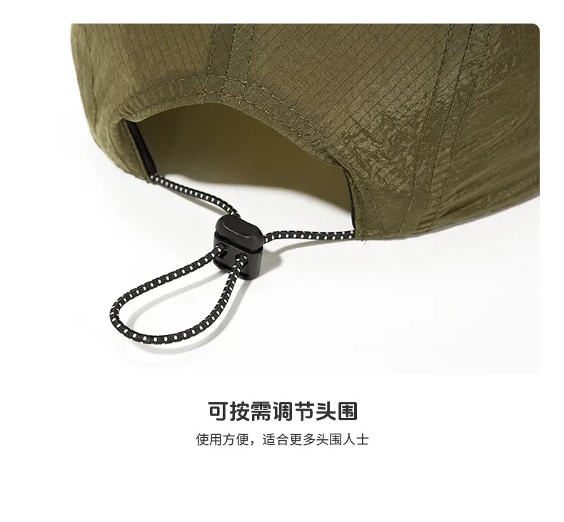 Outdoor Waterproof Baseball Cap Grey Flat Edge — feature 9