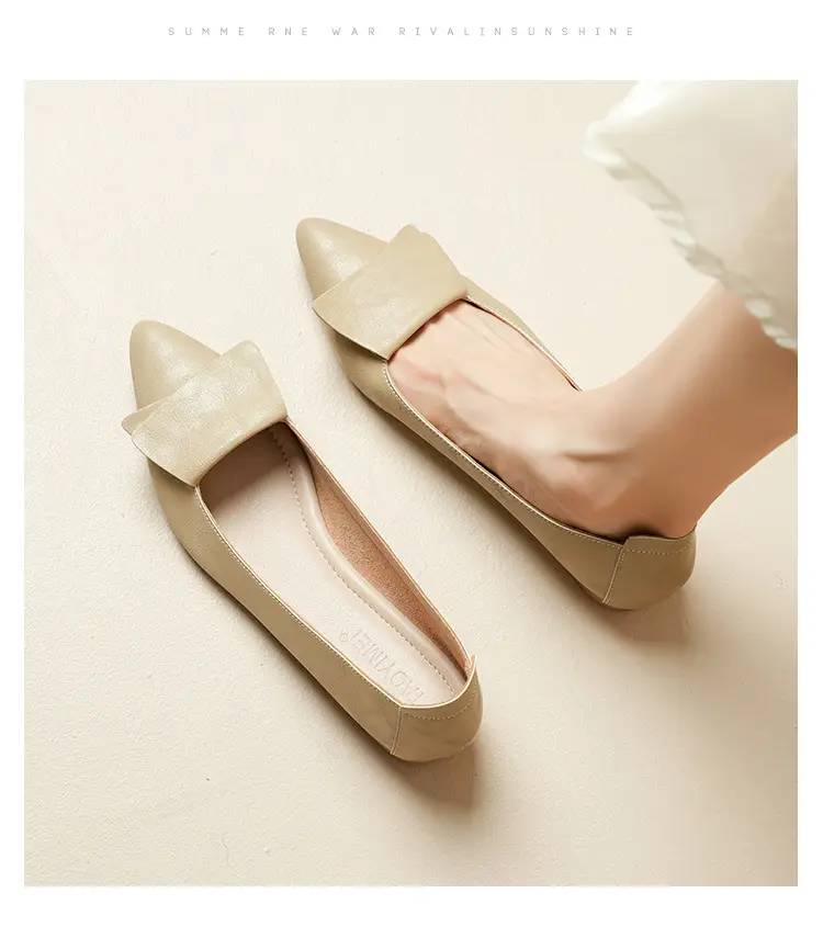 Summer Hot-Selling Single Shoes with Chunky Heels, 2025 New Fairy-Style Shallow Mid-Heel Shoes, Women's Shoes in Grandma Size, Versatile — feature 13