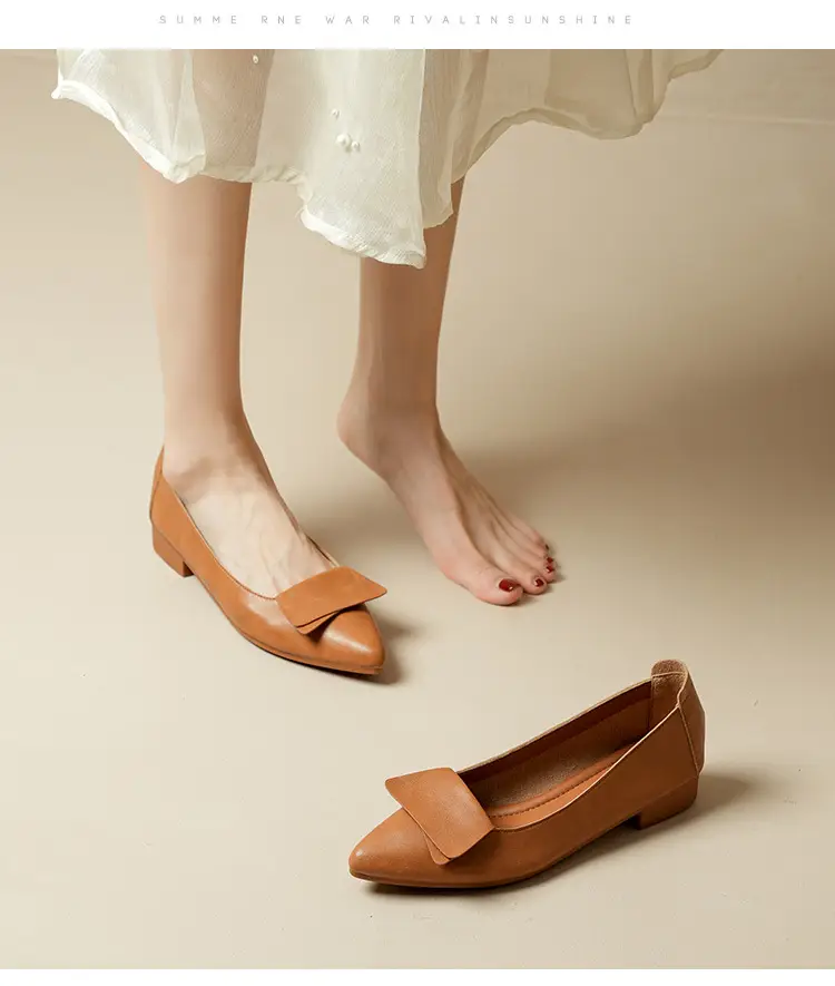Summer Hot-Selling Single Shoes with Chunky Heels, 2025 New Fairy-Style Shallow Mid-Heel Shoes, Women's Shoes in Grandma Size, Versatile — feature 21