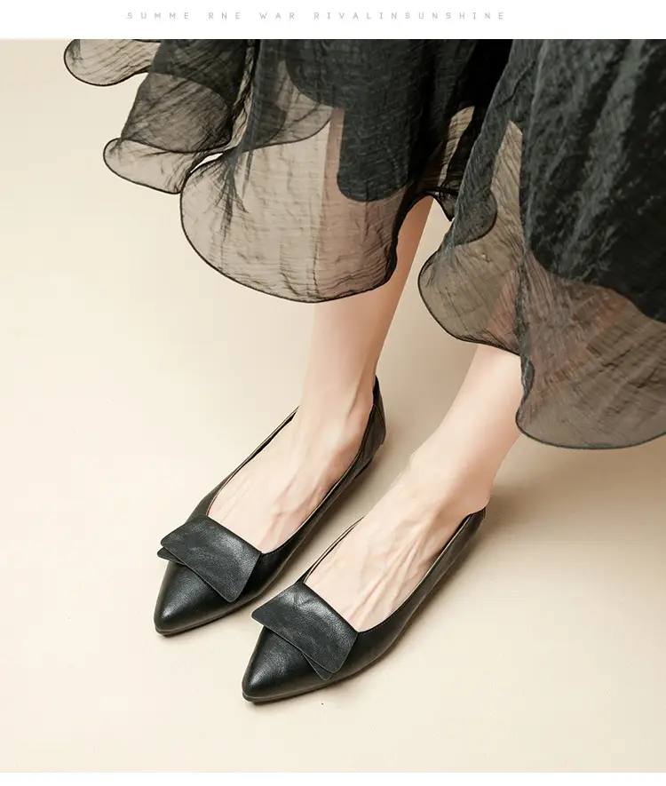 Summer Hot-Selling Single Shoes with Chunky Heels, 2025 New Fairy-Style Shallow Mid-Heel Shoes, Women's Shoes in Grandma Size, Versatile — feature 24