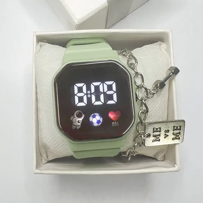 2025 Astronaut LED Digital Watch Blue Square Design - Image 7
